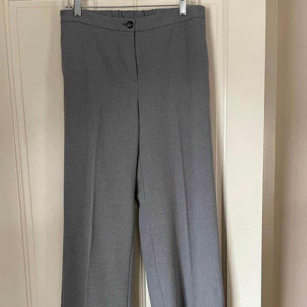 J Jill Full Length Light Gray Dress Pants
